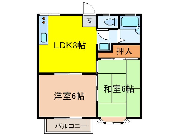 ハイツシャルムの物件間取画像